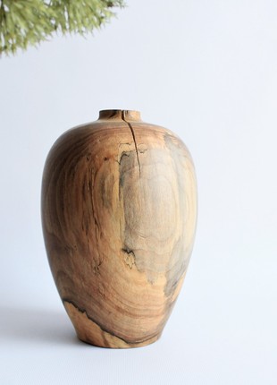 Wood vase ikebana7 photo