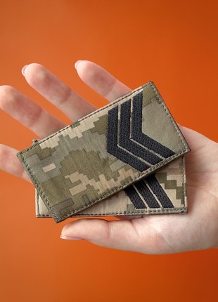 CHEVRON ON VELCRO SERGEANT RANK 5X10 CM2 photo