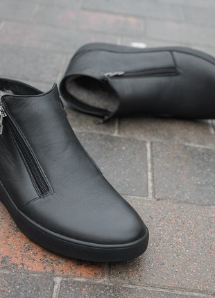 Men's leather boots mega practical.  Model "Ikos 593"7 photo