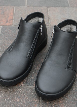 Men's leather boots mega practical.  Model "Ikos 593"3 photo