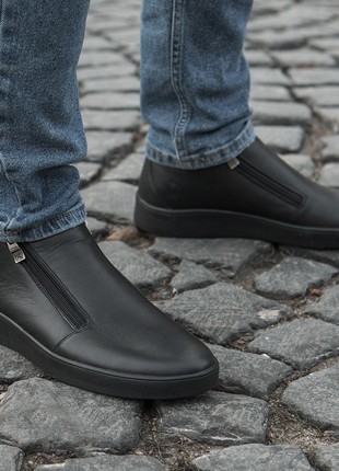 Men's leather boots mega practical.  Model "Ikos 593"8 photo