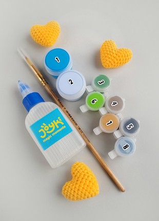 Joyki 3d wooden coloring book creativity kit «Baby Yoda»4 photo