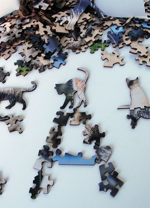 Wooden Jigsaw Puzzle - Cat - 271 pieces2 photo
