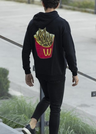 Bezlad X DimaTabu hoodie fries / five