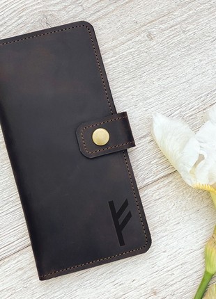 Long leather wallet1 photo