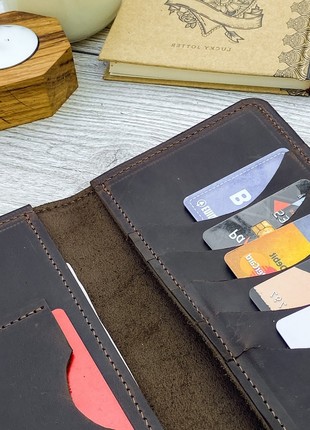 Long leather wallet5 photo