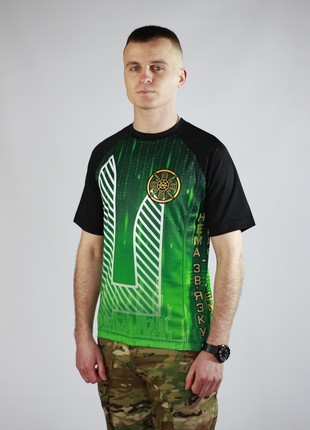T-shirt of the Communications and Cyber Security Forces of UKRAINE KRAMATAN Tactical Design3 photo