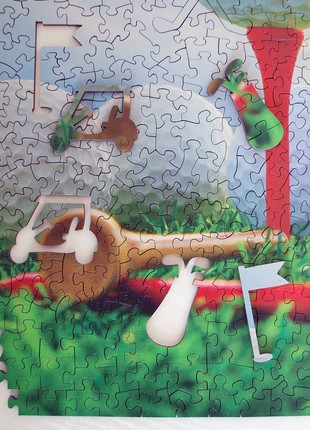 Wooden Jigsaw Puzzle - Golf - 462 pieces3 photo