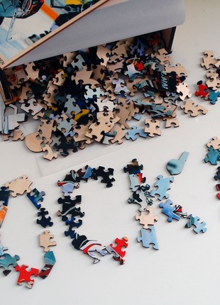 Wooden Jigsaw Puzzle - Hockey- 323 pieces2 photo