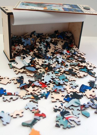 Wooden Jigsaw Puzzle - Hockey- 323 pieces6 photo