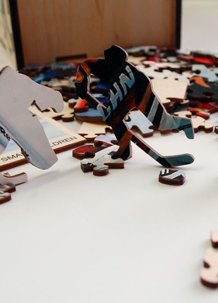 Wooden Jigsaw Puzzle - Hockey- 323 pieces7 photo