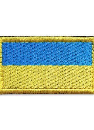 CHEVRON ON VELCRO FLAG OF UKRAINE 3X5 CM2 photo