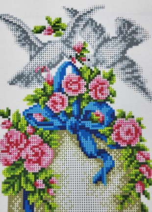 Easter Towel Kit Bead Embroidery  90623 photo