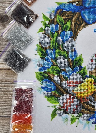 Easter Towel Kit Bead Embroidery rkv_0576 photo