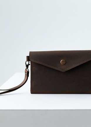 Leather wallet clutch7 photo