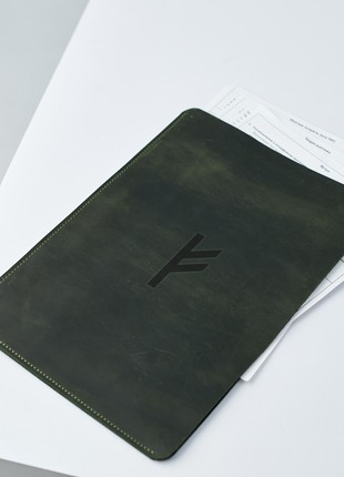 Leather paper folder