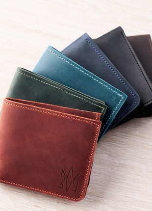 Genuine leather wallet men