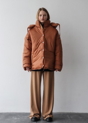 Down jacket "Cloud" terracot6 photo