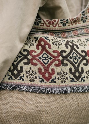 Textile women's shoulder bag "Tsymbora" handmade.8 photo