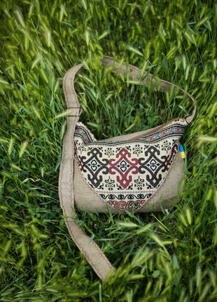 Bag made of natural textile "KOSYTSYA"  handmade.