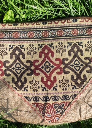 Bag made of natural textile "KOSYTSYA"  handmade.3 photo