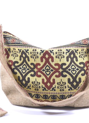 Bag made of natural textile "KOSYTSYA"  handmade.4 photo