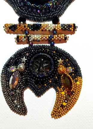 Handmade talisman style pendant "Lunnitsa"4 photo
