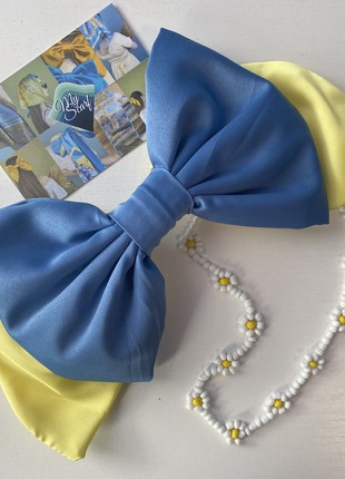 White bow  letters. Collection "With Ukraine in the heart"3 photo
