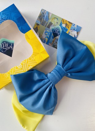 White bow  letters. Collection "With Ukraine in the heart"6 photo