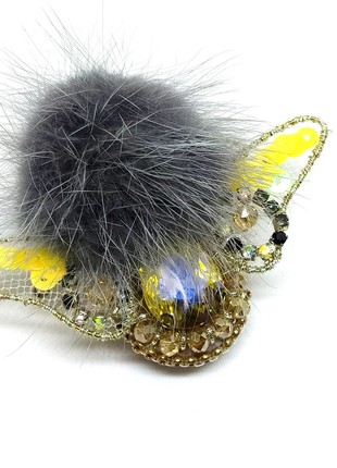 Handmade brooch "Bumblebee"