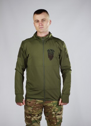 Hoodie Jacket  Special Forces of Ukraine colour OLIVE KRAMATAN Tactical Design