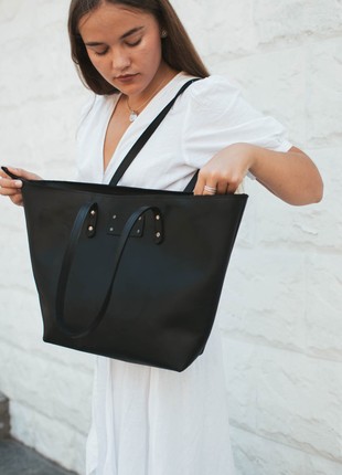 Leather Tote Bag4 photo
