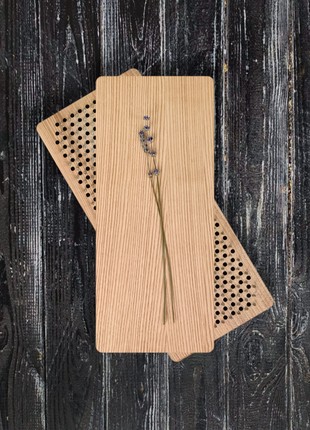 Oh! SADHU Board for Yoga from Natural Ash Wood, Rectangle, Natural Wood