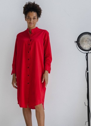 women's dress leglo Red