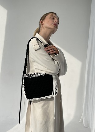 DOUBLE MAXI knitted bag2 photo