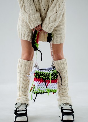 UGLY knitted bag mini1 photo