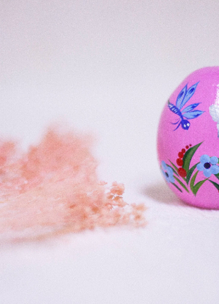 Lamb Easter Egg and Stand, Ukrainian Pysanka4 photo