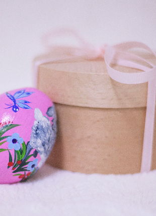 Lamb Easter Egg and Stand, Ukrainian Pysanka7 photo