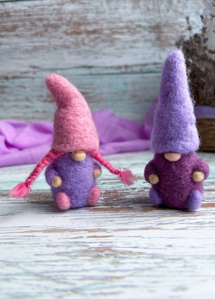 Family of lavender gnomes3 photo