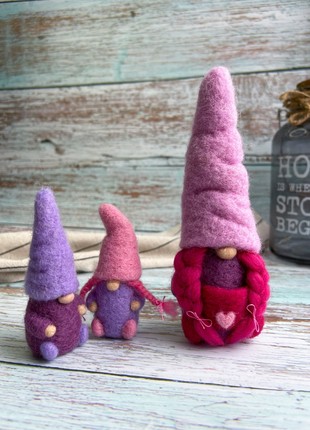 Family of lavender gnomes7 photo