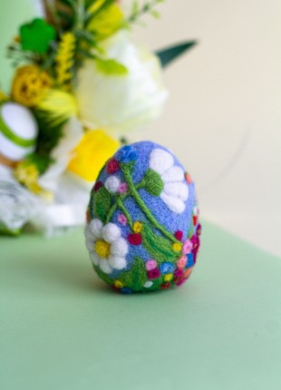 Wool Easter egg, Easter decorations6 photo