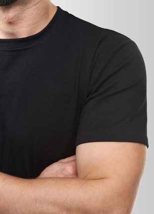 Men's classic T-shirt with Trident Vsetex Black4 photo