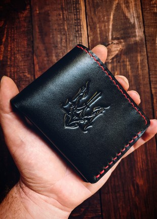 Leather wallet | bifold | handmade | gift packaging1 photo