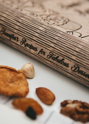 Wooden Recipe Book Cakes 🍰6 photo