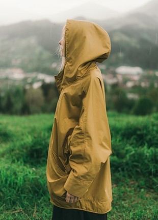 Bat jacket  of raincoat fabric2 photo