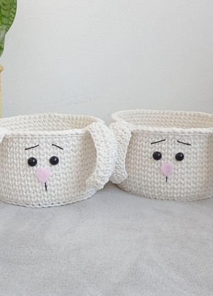 Set of Baskets "Rabbits", 2 pcs.2 photo