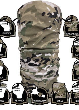 Buff   Multibandana Punisher DARK  MC KRAMATAN Tactical Design3 photo