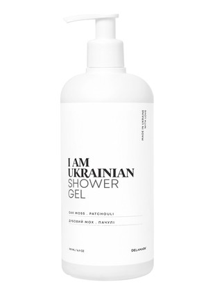 Shower gel with oak moss and patchouli aroma, 500 ml