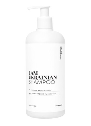 Restoring and protecting shampoo for damaged hair with leather, patchouli and sandal aroma, 500 ml