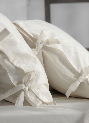 Satin bedding set CREMA on strings single bed2 photo